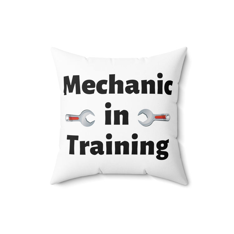 Hilarious Engine Instrument Mechanic Engineer Repairman Fan Spun Polyester Square Pillow