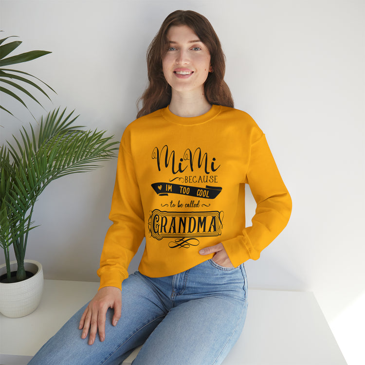 Hilarious Sarcastic Nanas Mockery Statements Appreciation Pun Line Unisex Crewneck Sweatshirt