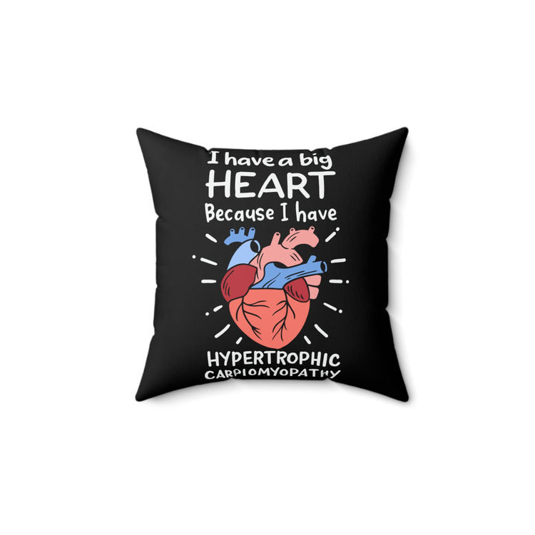 Hilarious Hypertrophic Myocarditis Myocardiopathy Myocarditis Spun Polyester Square Pillow