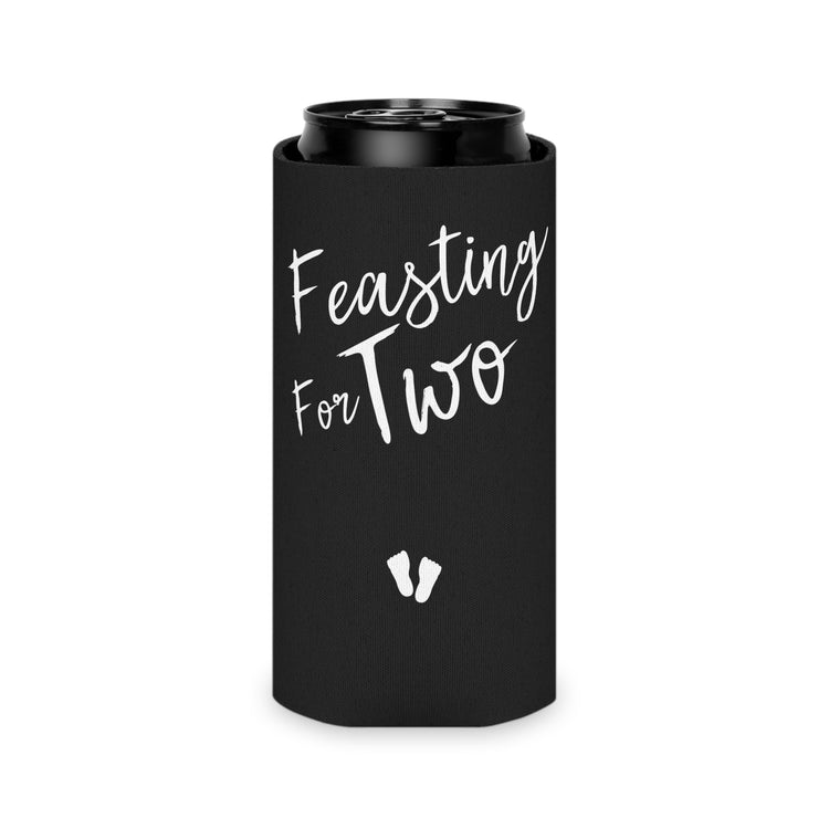 Feasting For Two Tank Top Maternity Clothes Can Cooler