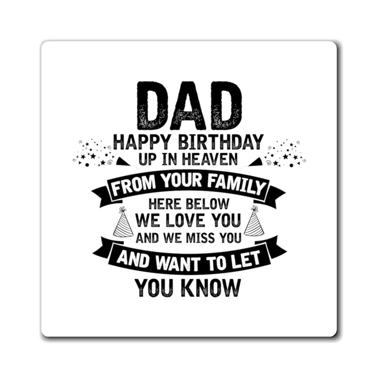 Angel In Heaven Birthday Day Card Bereavement Card For A Dad