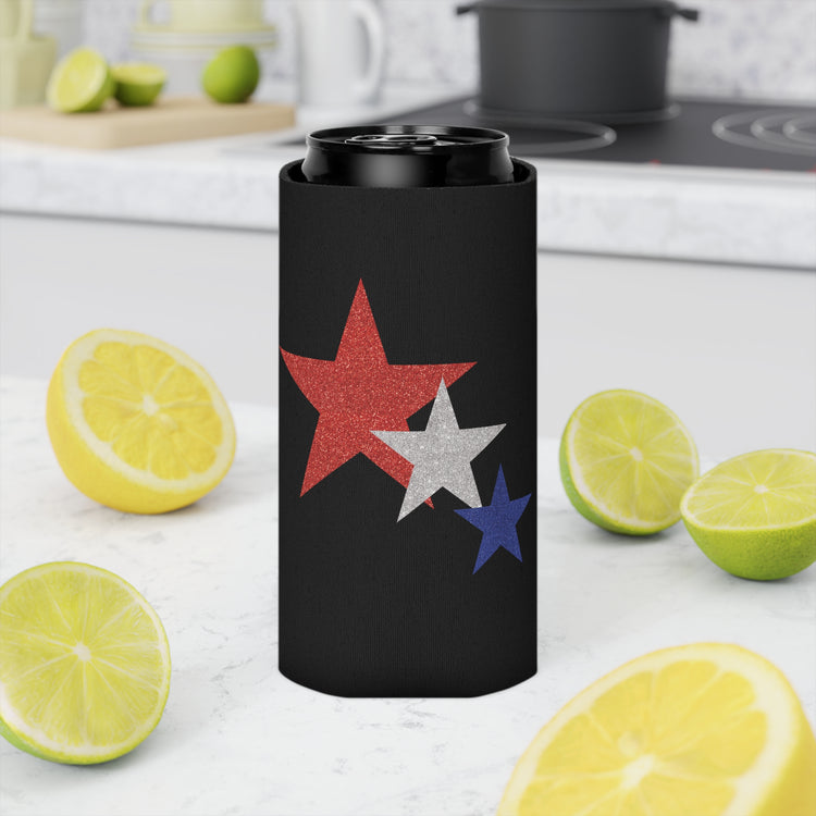 Three Stars Fourth Of July Can Cooler