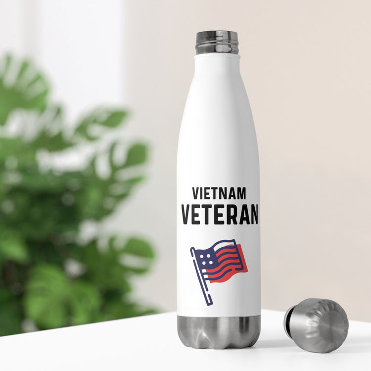 Vietnam Veteran Military T-shirt | I Love My Veteran Retirement T Shirt | Legend Has Retired | Grandpa Shirt 20oz Insulated Bottle