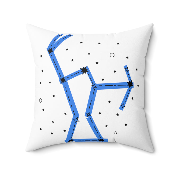 Hilarious Astrology Constellations Astrophysics Stargazing Horoscopes Astrometry Lover Spun Polyester Square Pillow