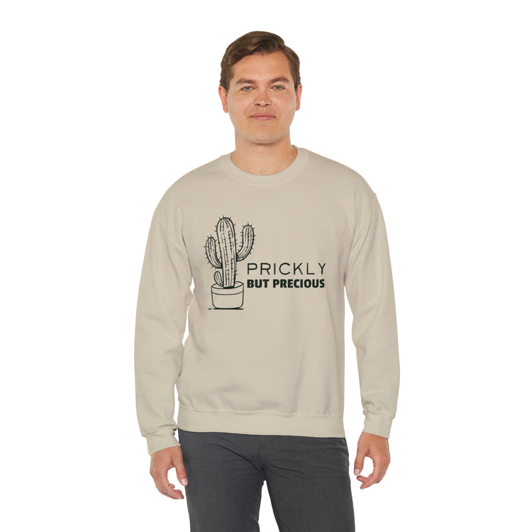 Funny Prideful Sarcastic Introverts Saying Girl Cactus Gag Unisex Crewneck Sweatshirt