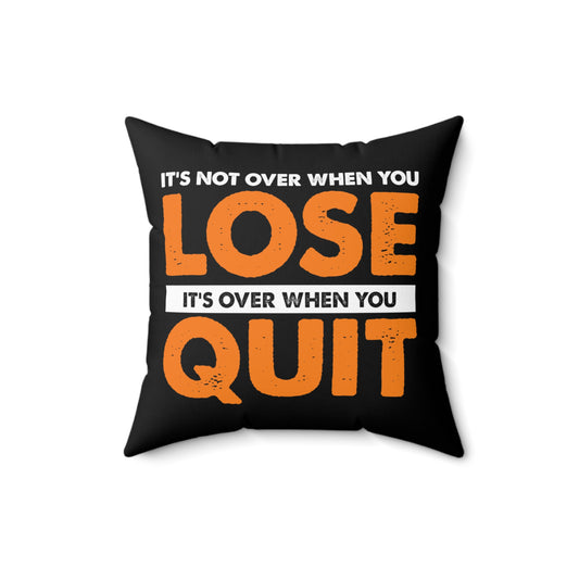 Novelty Inspirational CEO Uplifting Messages Entrepreneurs Spun Polyester Square Pillow