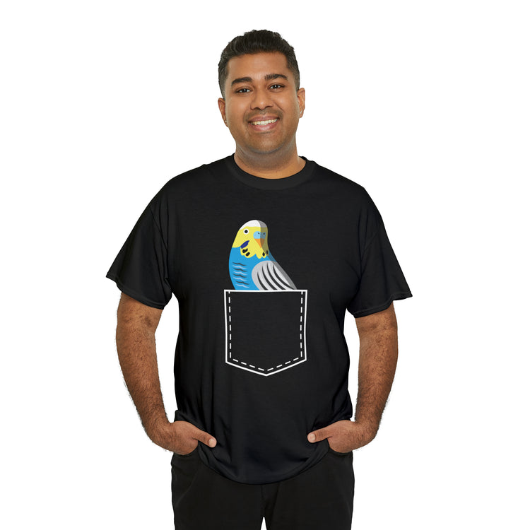 Shirt Funny Parakeets And Parrots Enthusiasts Bird Lovers Feathered Friends Enrichment T-Shirt Unisex Heavy Cotton Tee