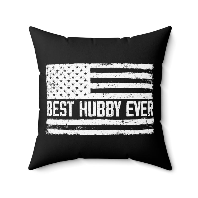 Hilarious Supportive Husband Boyfriend Marriage Couple Boyfriend Spun Polyester Square Pillow