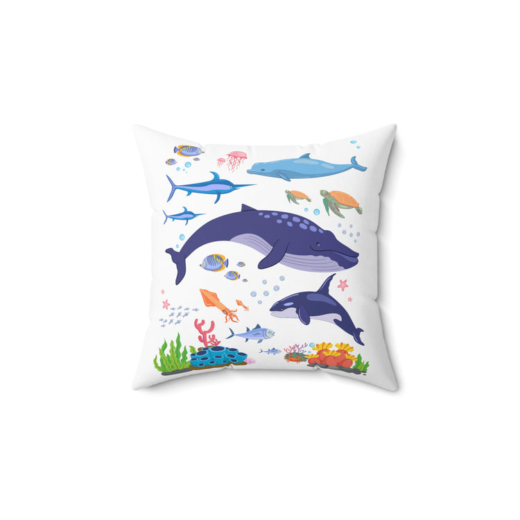 Inspirational Environmentalists Biologists Illustration Gags Motivational Conservationist Spun Polyester Square Pillow