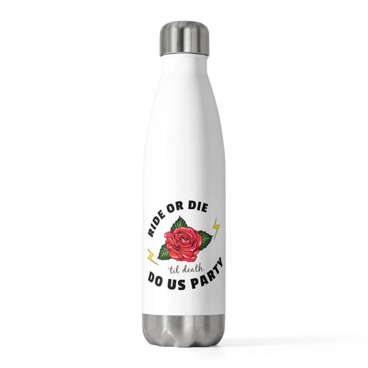 Funny Bridal Bachelorettes Festivities Illustration Sayings Hilarious Engagement Festivals Graphic Bridesmaids 20oz Insulated Bottle