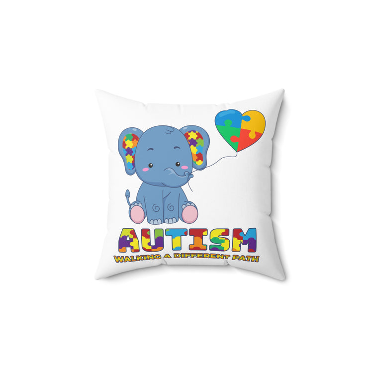 Novelty Disorders Sympathy Autism Awareness Motivational Syndrome Spun Polyester Square Pillow