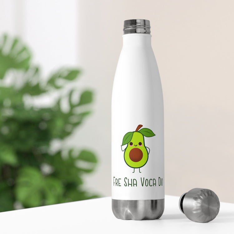 Humorous Vegetarians Lifestyle Graphic TShirt Gift | Funny FreShavocado Pun Hilarious Memes Men Women T Shirt 20oz Insulated Bottle