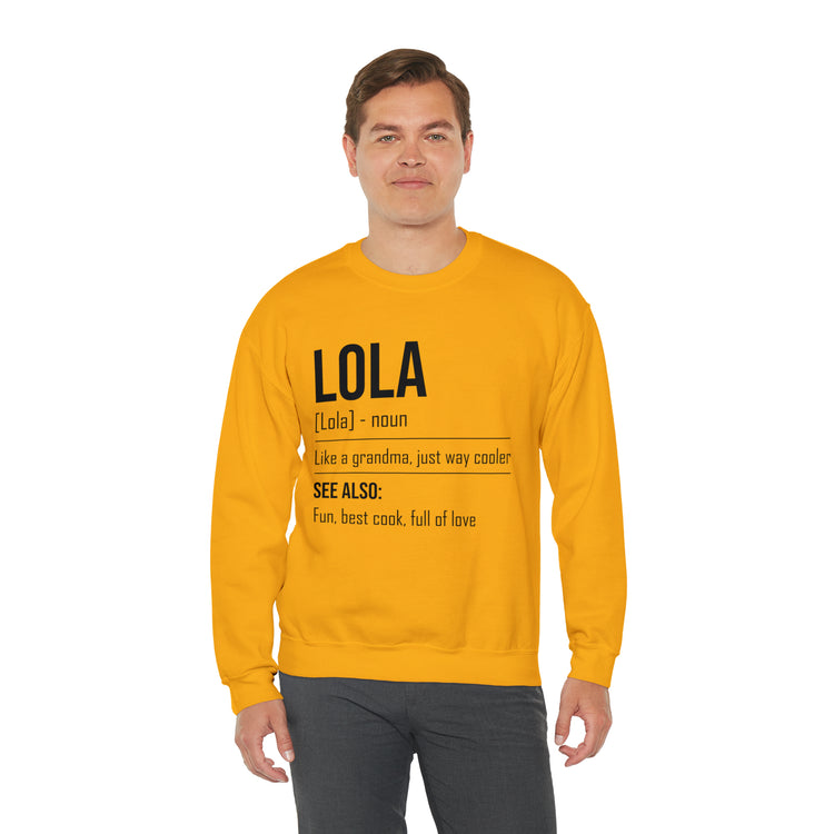 Hilarious Lola's Grandmother Nan Nanny Filipinos Moms Nanna Unisex Crewneck Sweatshirt