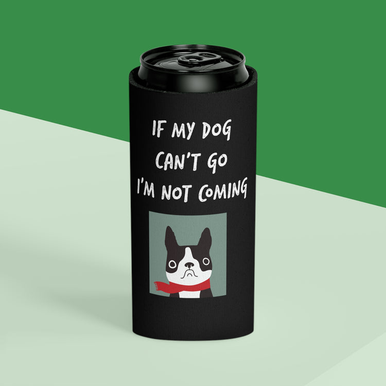 If My Dog Can't Go I'm Not Coming Goldendoodle Funny Dog Shirt Can Cooler