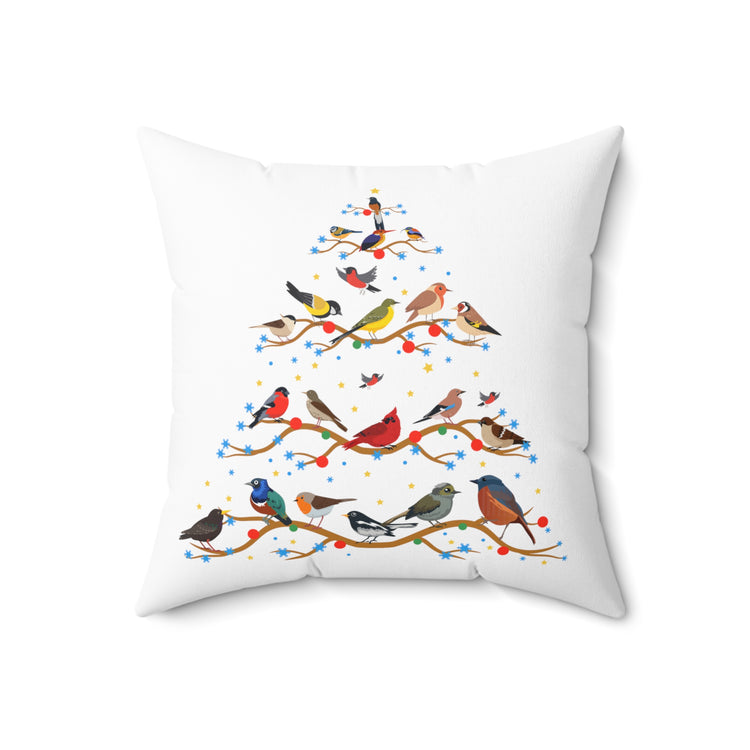 Hilarious Birdwatcher Ornithology Cockatoo Lover Spun Polyester Square Pillow