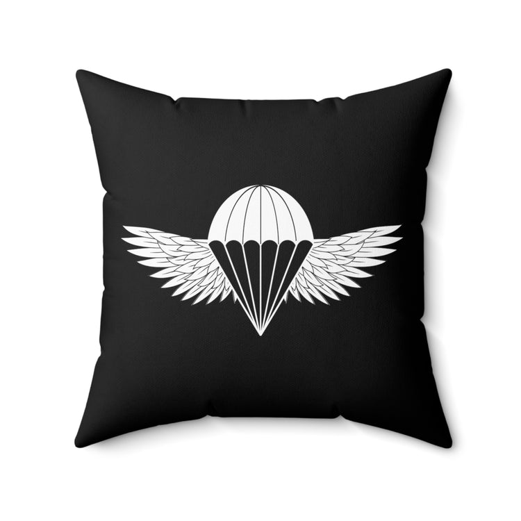 Inspirational Servicemen Aircrafts Deployment Illustration Uplifting Militaries Navies Spun Polyester Square Pillow