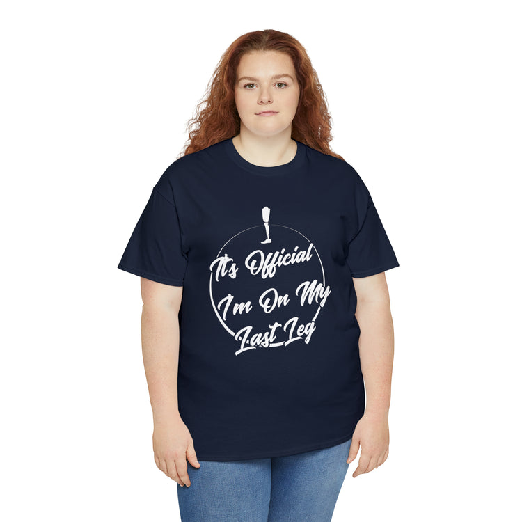 Shirt Funny I'm Left With My Leg Amputee Injured Person Disability T-Shirt Unisex Heavy Cotton Tee