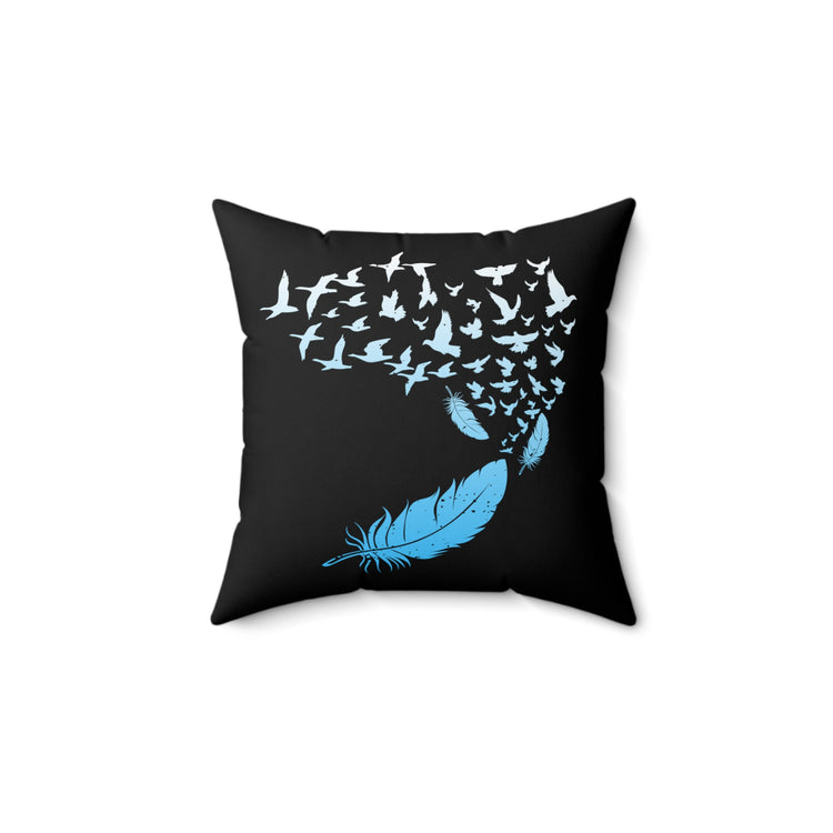 Novelty archaeopteryx Ornithology Cockatiel Biodiversity Pet Spun Polyester Square Pillow