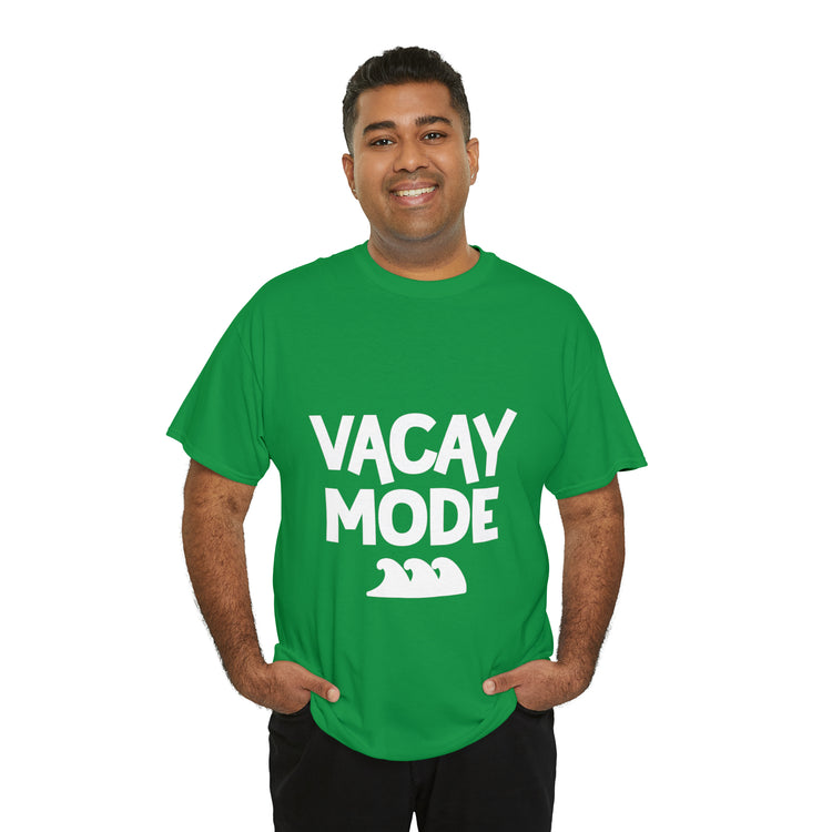 Shirt Funny Vacay Mode Travel Explore Vacation Adventure Companion T-Shirt Unisex Heavy Cotton Tee