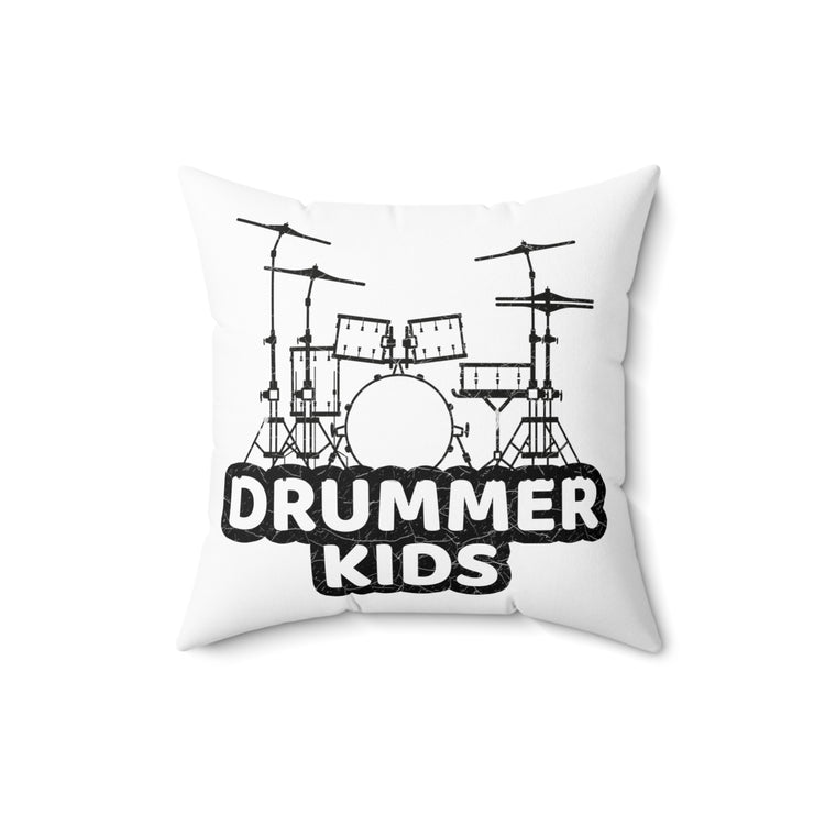 Hilarious Percussionist fan Instrumentalist Drummists Spun Polyester Square Pillow