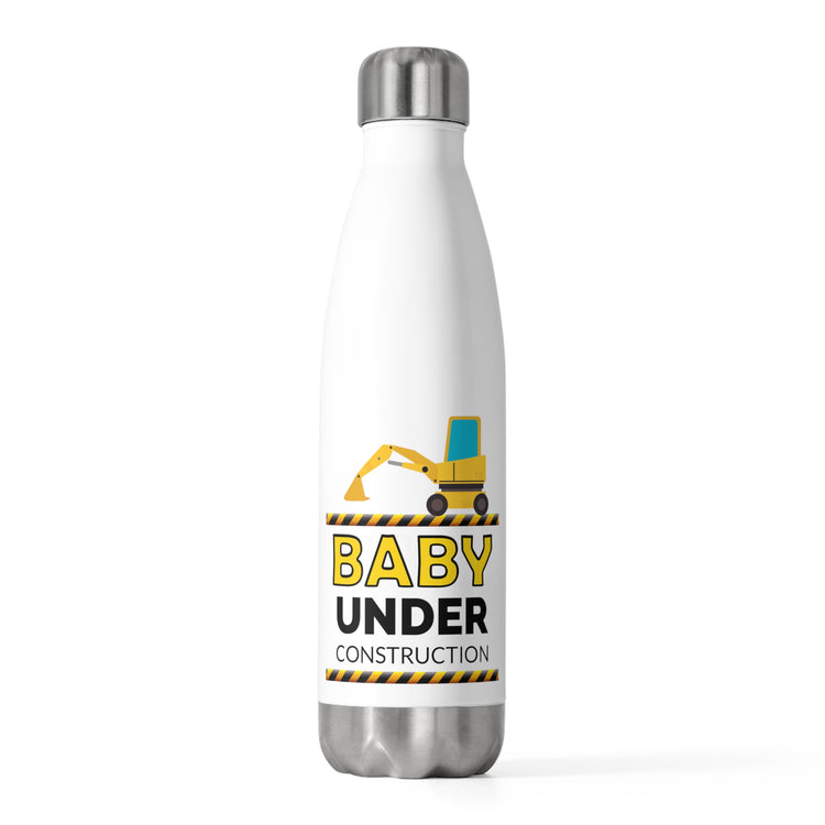 Humorous Birth Declaration Newborn Cute Infant Annunciation 20oz Insulated Bottle