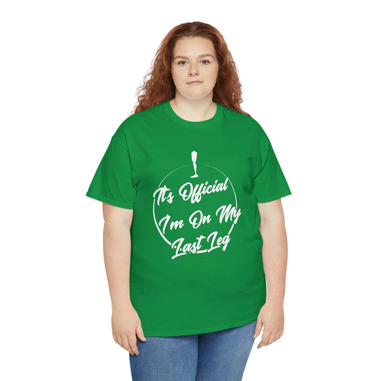 Shirt Funny I'm Left With My Leg Amputee Injured Person Disability T-Shirt Unisex Heavy Cotton Tee