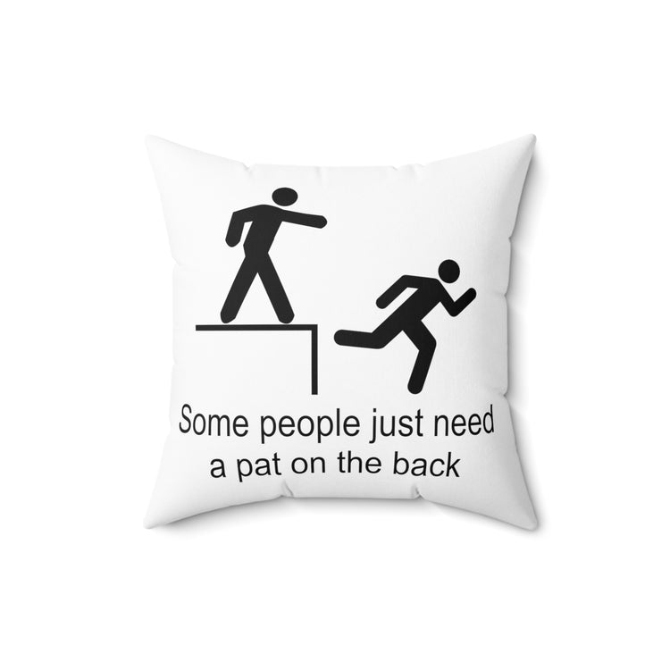 Humorous Introverts Inspirational Statements Motivational Introverted Illustration  Spun Polyester Square Pillow