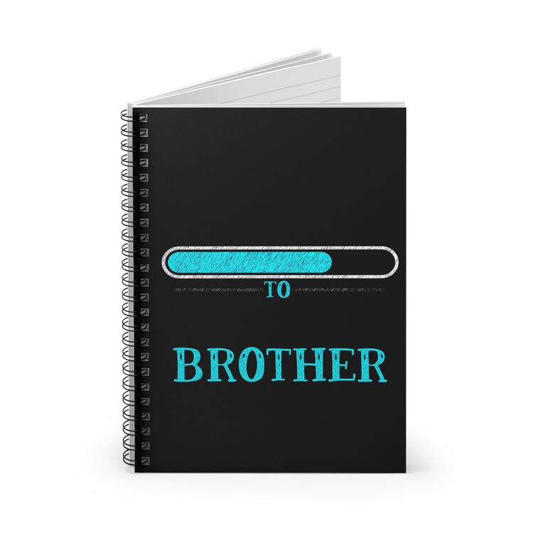 Leveling Up To Big Brother TShirt Spiral Notebook - Ruled Line