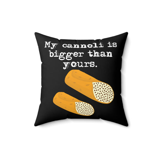 Hilarious Italian Dough Saying Men Women Spun Polyester Square Pillow