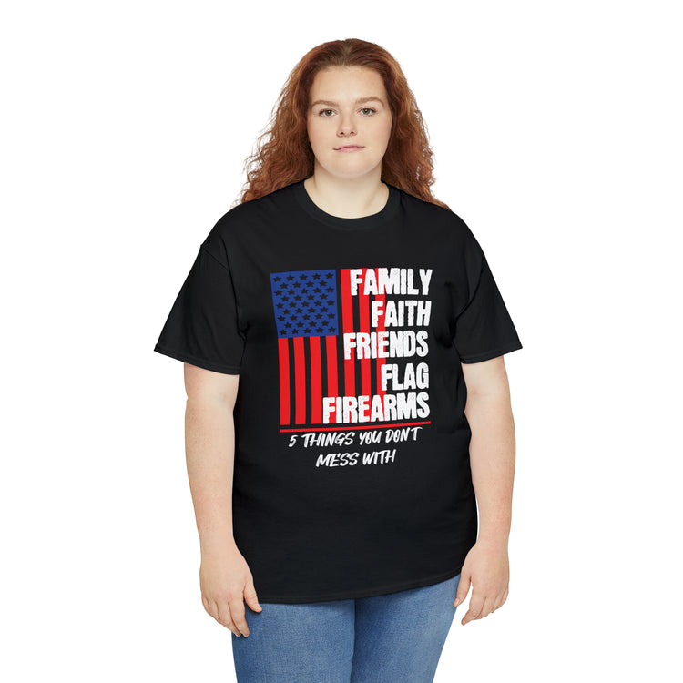 Shirt Vintage Families Faith Friends Servicemen Military Novelty Support Honor Patriotic T-Shirt Unisex Heavy Cotton Tee