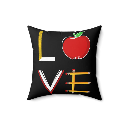 Teacher Love Chemistry Gift | Science Teacher Spun Polyester Square Pillow