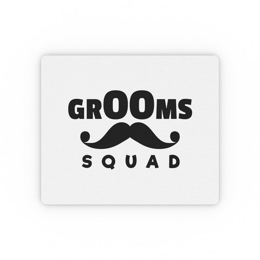 Funny Groom Squad Wedding Bachelors Engagement Fiance Rectangular Mouse Pad