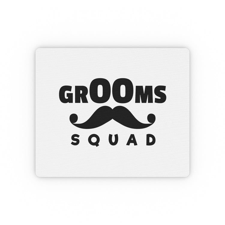 Funny Groom Squad Wedding Bachelors Engagement Fiance Rectangular Mouse Pad