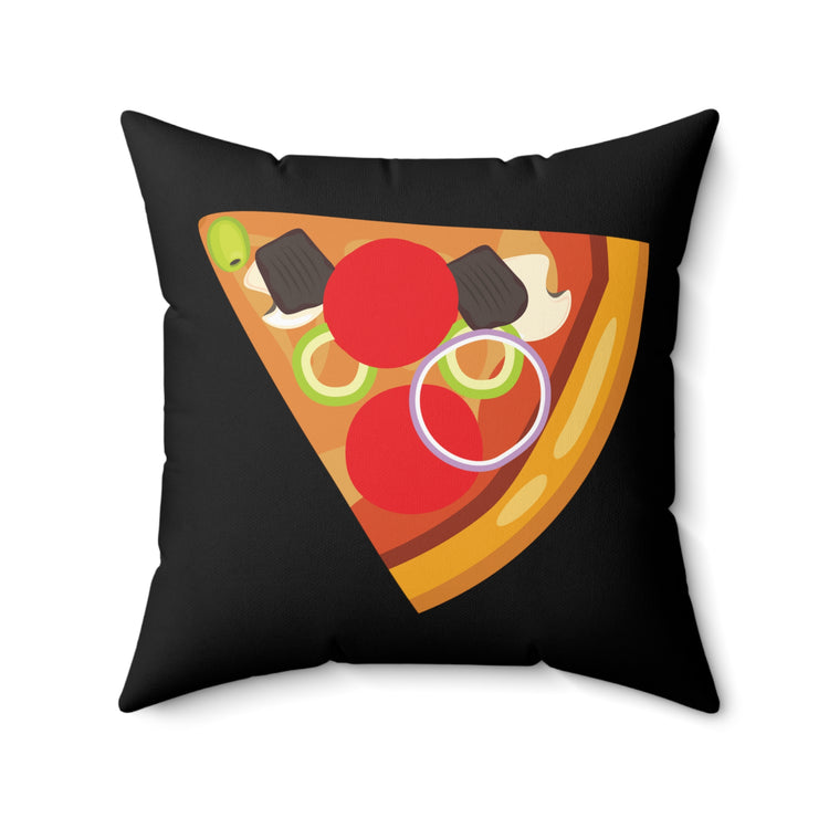 Mommy and Me Shirts Matching Pizza Slice Father Daughter Son Matching Clothing Spun Polyester Square Pillow