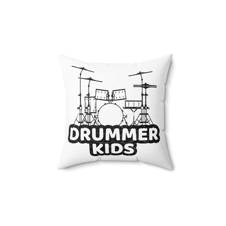 Hilarious Percussionist fan Instrumentalist Drummists Spun Polyester Square Pillow