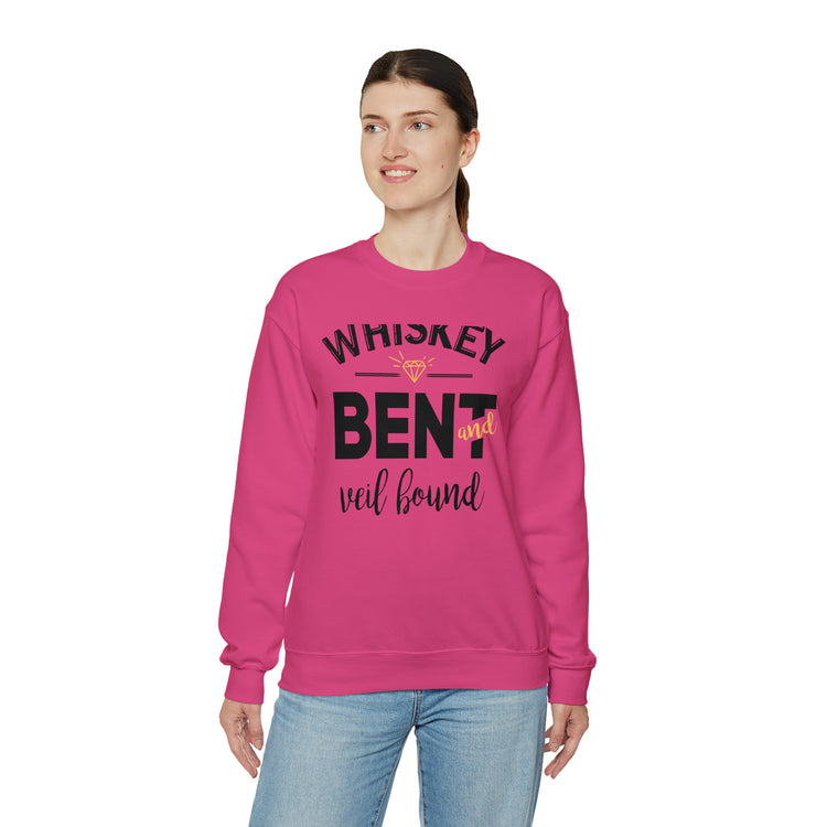 Funny Wedding Veils Entourages Sarcastic Engagement Bridal Puns Unisex Crewneck Sweatshirt