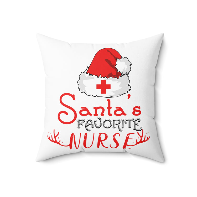 Humorous Christmastide Efforts Mockery Spun Polyester Square Pillow