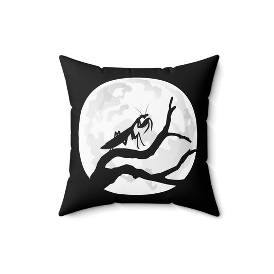 Retro Scientists Professors Insects Enthusiasts Illustration Vintage Spun Polyester Square Pillow