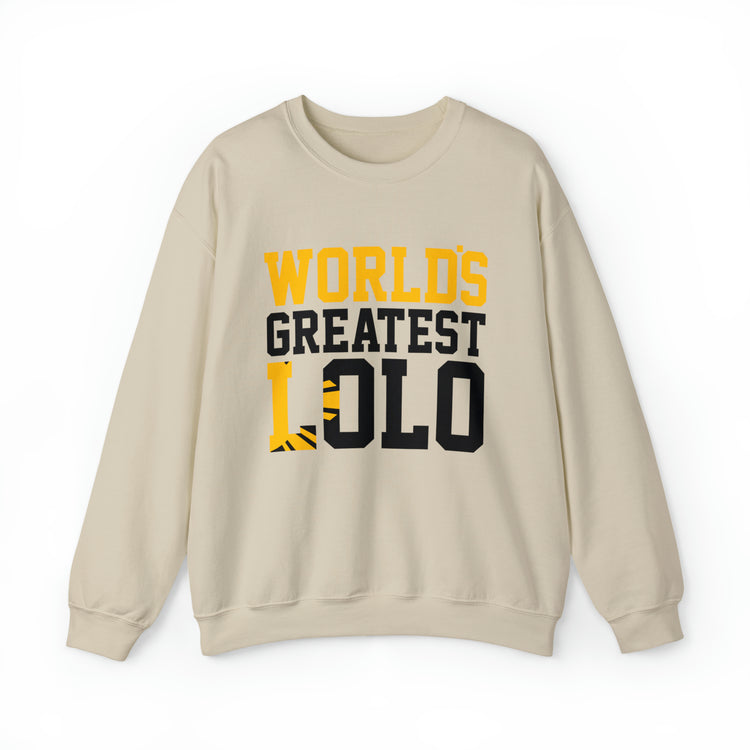 Novelty Filipino Lolo Grandfathers Pinoy Grandpa Graphic Unisex Crewneck Sweatshirt