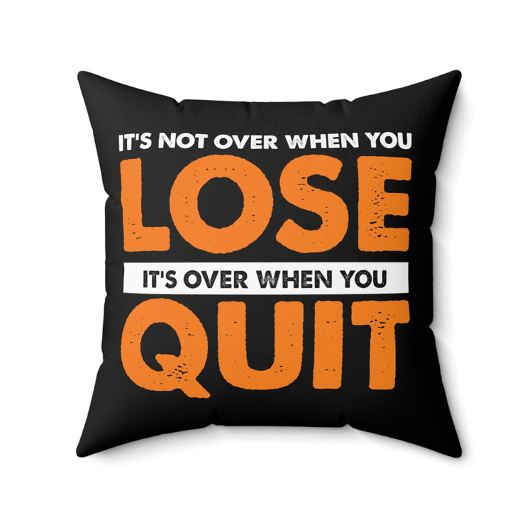 Novelty Inspirational CEO Uplifting Messages Entrepreneurs Spun Polyester Square Pillow