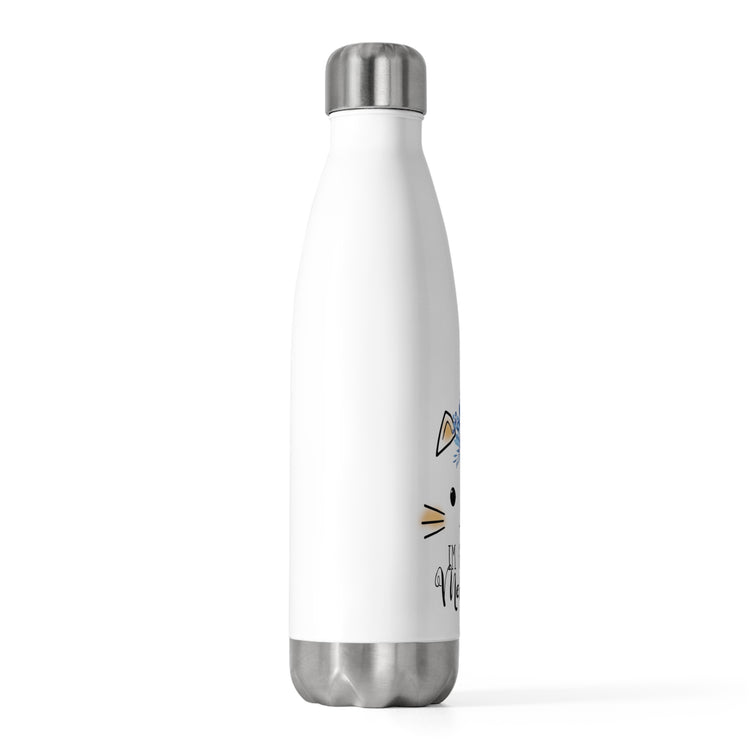 Hilarious Fiance Engagement Sarcastic Kitten Statements Humorous Nuptials Illustration Mockeries Gags 20oz Insulated Bottle