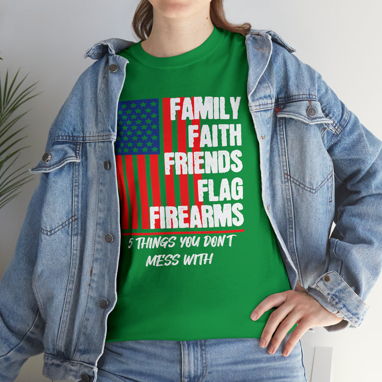 Shirt Vintage Families Faith Friends Servicemen Military Novelty Support Honor Patriotic T-Shirt Unisex Heavy Cotton Tee