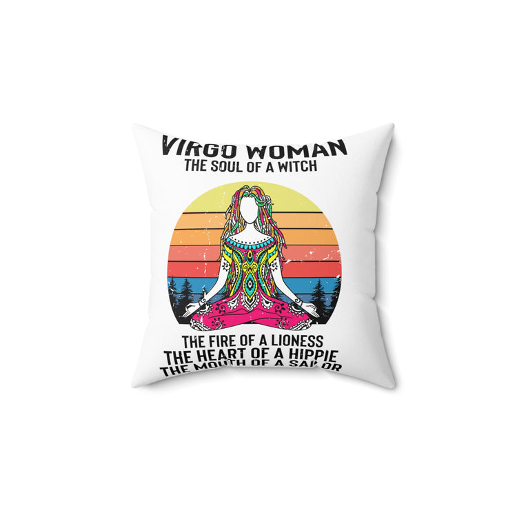 Humorous Star Sign Horoscope Lover Prophecy Polyester Square Pillow