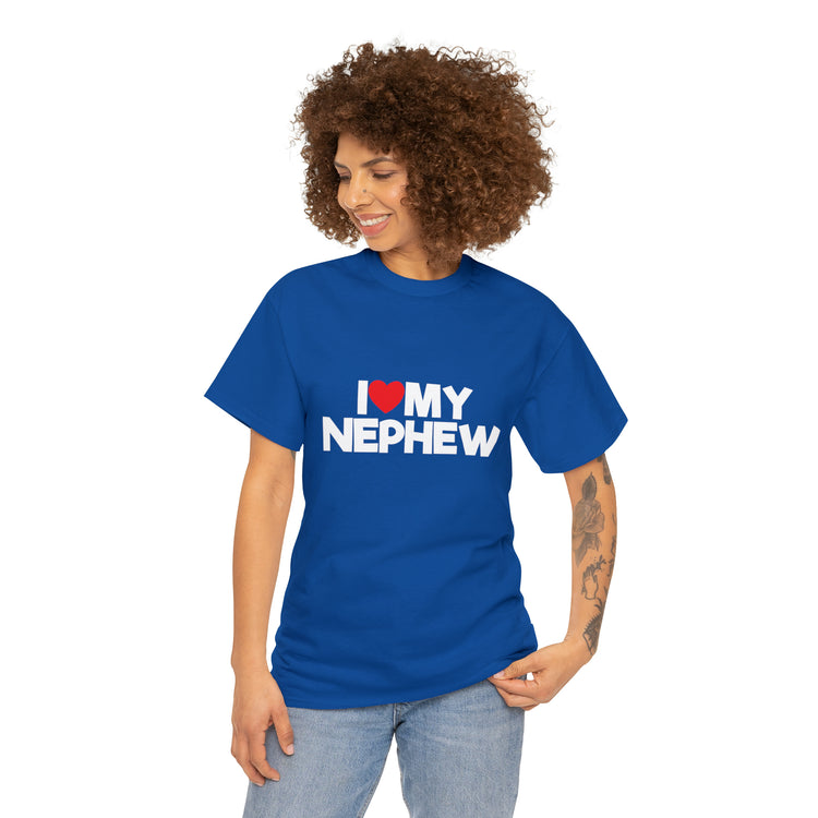 Shirt Funny Loving My Grandnephew Aunts Saying Nephew Meaningful Gift Love Family Pride T-Shirt Unisex Heavy Cotton Tee