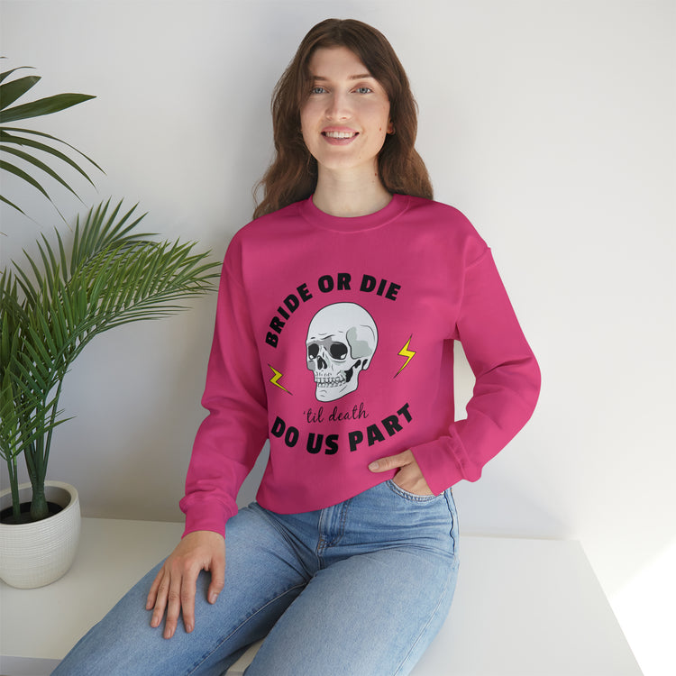 Funny Bride Engagement Pledges Festivals Sarcastic Unisex Crewneck Sweatshirt