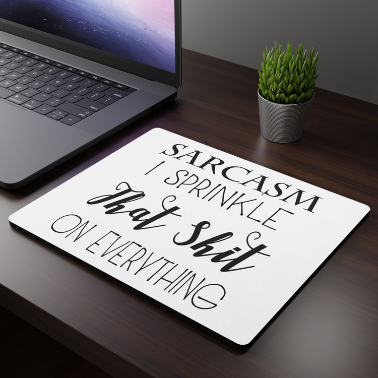 Sarcasm I Sprinkle That Shirt On Everything Sassy T Shirt | Sassy Girl Introvert Shirt | Sarcasm T-shirt | Funny T-Shirt | Introvert T Shirt Rectangular Mouse Pad