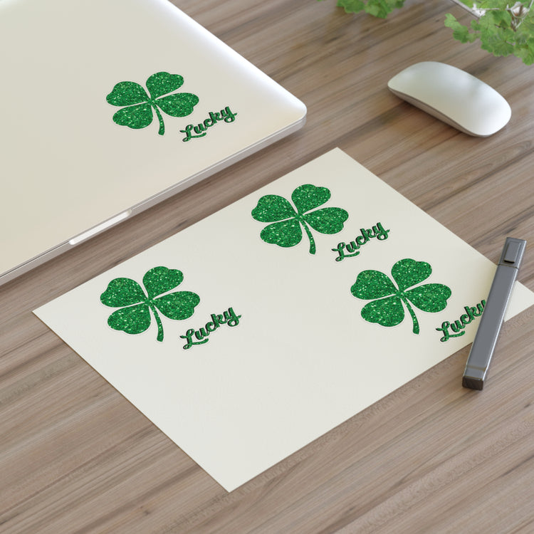 lucky shamrock Sticker Sheets