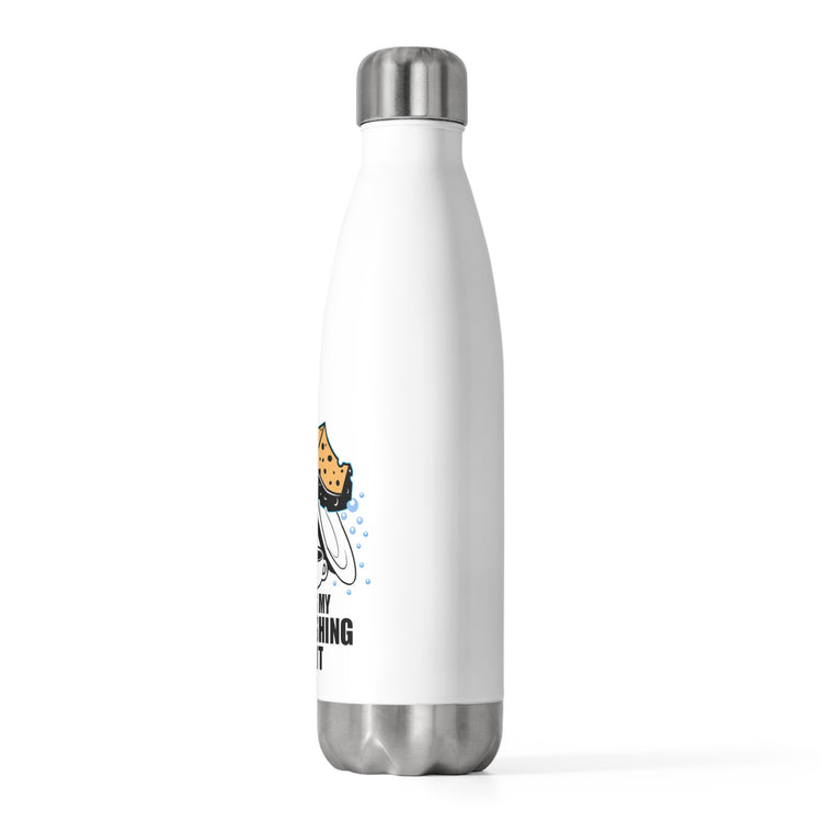 Novelty This Is My Dishwashing Shirt Cleaner Helper Staff Hilarious Cleaning Janitor Maintenance Enthusiast 20oz Insulated Bottle