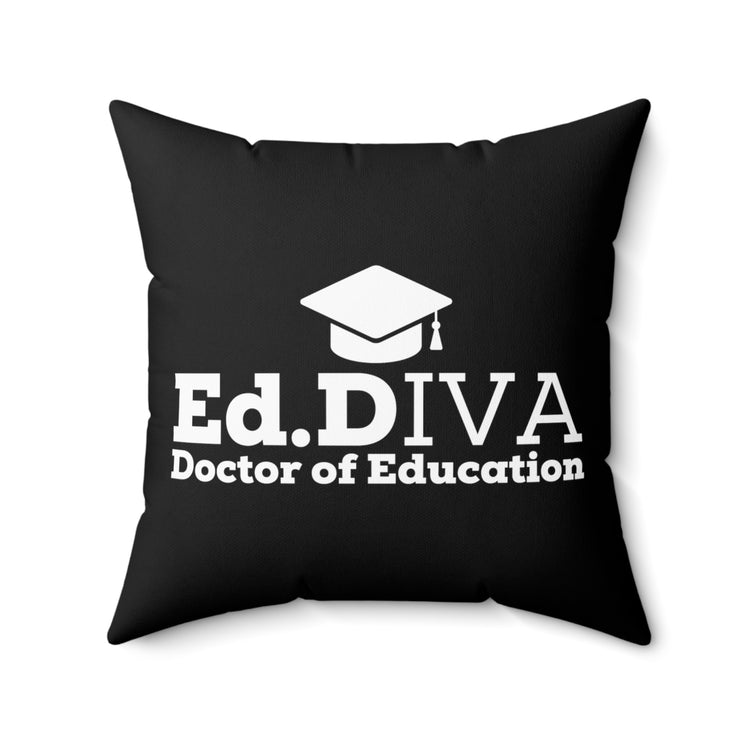 Humorous Licentiate Degree Medical Expert Medicine Physician Technologist t Spun Polyester Square Pillow