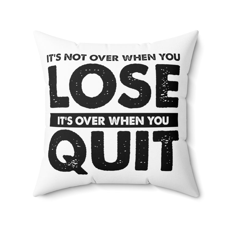 Novelty Inspirational CEO Uplifting Messages Entrepreneurs Spun Polyester Square Pillow